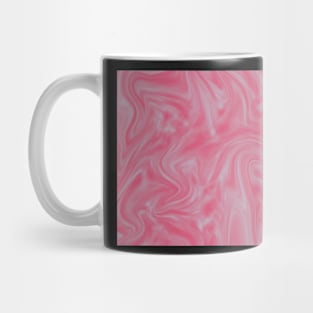 Pink Swirling Marble Pattern Mug